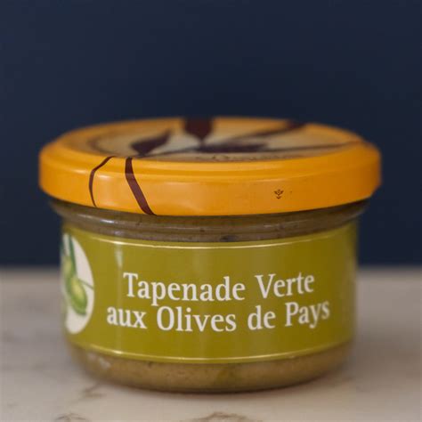 Green Olive Tapenade (Tapenade Verte aux Olives de Pays), Délice de Lu ...