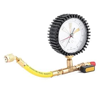 Acogedor Nitrogen Pressure Test Gauge, Air Conditioning/Car/Central AC ...