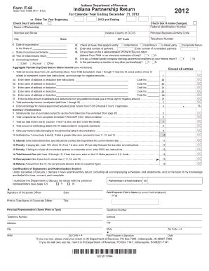 Fillable Online Form IT-65 Fax Email Print - pdfFiller