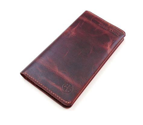 Handmade Leather Wallet – Bifold with 8 Card Slots, Mobile Phone ...