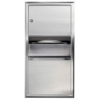 Bobrick 369 ClassicSeries 304 Stainless Steel Recessed Paper Towel ...