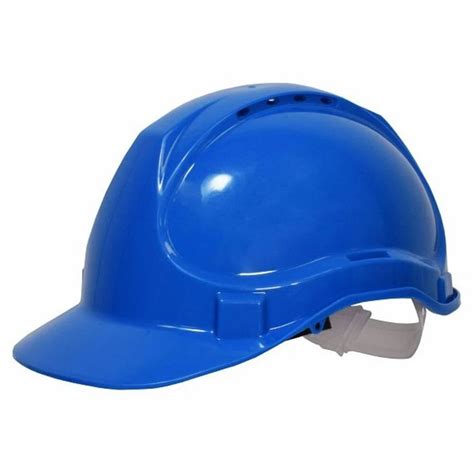 Head Protection - FRP Industrial Helmet with Chin Strap And Nape Strap ...
