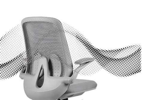 Flyte Modern Grey Mesh Ergonomic Mid Back Office Chair For Players