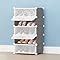 AYSIS DIY Shoe Rack Organizer/Multi-Purpose Plastic 5 Layers Portable ...