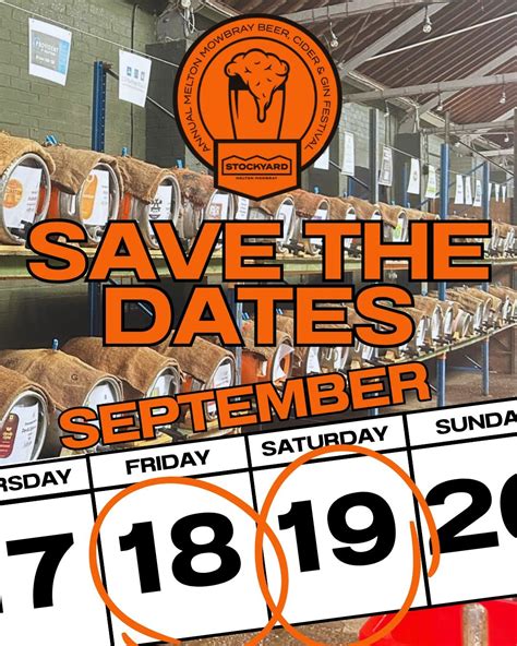 Melton Beer, Cider & Gin Festival 2026, Stockyard Melton Mowbray, 18 ...