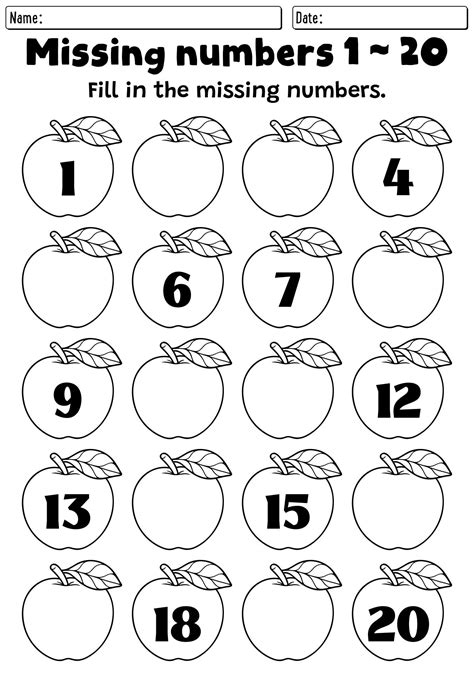 Image result for Math Missing Numbers Worksheet