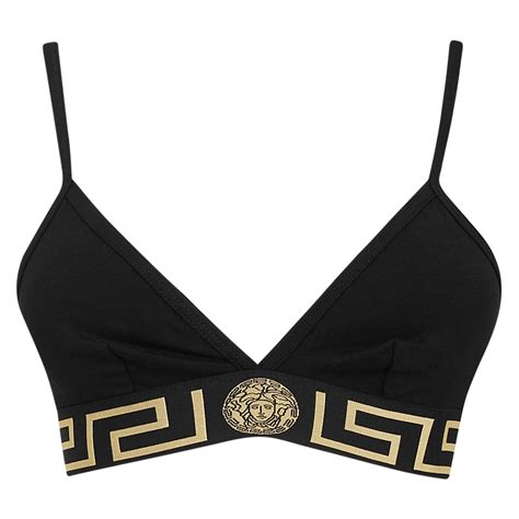 Versace Icon Greca Border Bralette | Flannels