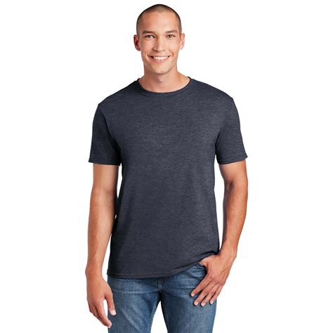 Gildan 64000 Softstyle T-Shirt - Heather Navy | Full Source