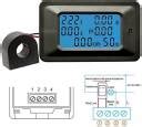 AMICIKART 20KW 100Amp 6 in 1 Digital Energy Meter / Power Meter with ...