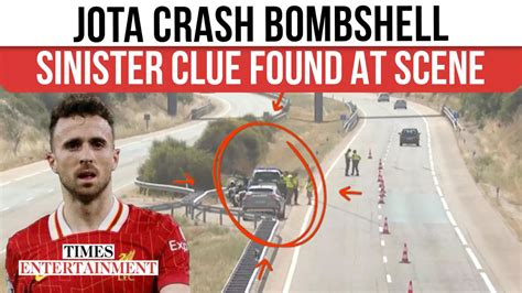 Tyre Marks Expose SPEEDING Clue In Diogo Jota's Crash | Cops Zero In As ...