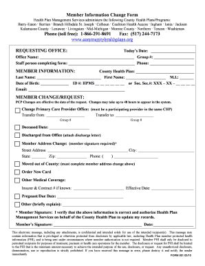 Fillable Online inghamhealthplancorp Visio-FORM 001 10-11 Member ...