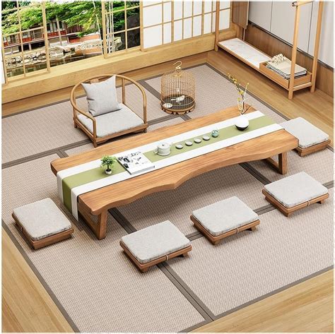 Pettershop Japanese Floor Table, Rectangular Style Tatami India | Ubuy
