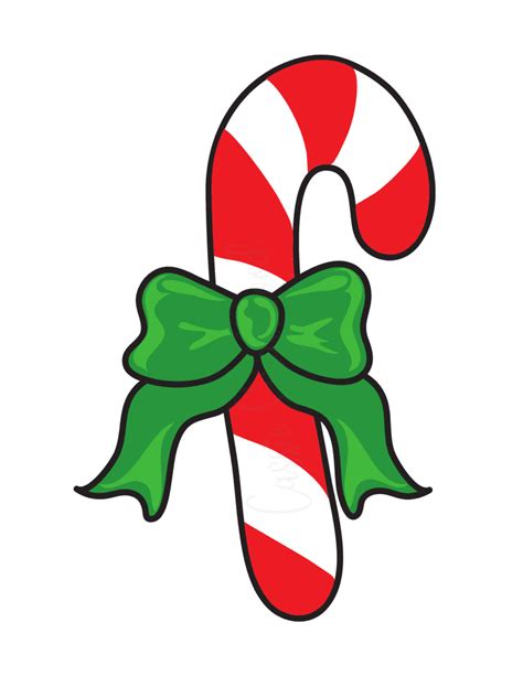 Printable Christmas Candy Canes - Printable