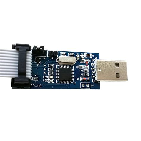 51 AVR Programmer ISP download cable USBASP Downloader usbasp usbisp a ...