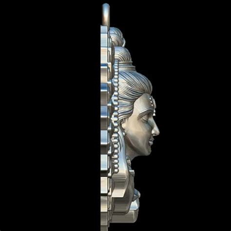 Divine Shiva Pendant 3D Model STL File - Buy Now!