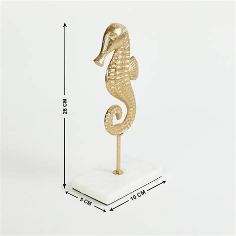 Buy Splendid Aluminium Sea Horse Figurine from Home Centre at just INR ...