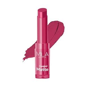 Buy Mila Beauté Creamy Comfort Matte Long-Lasting Lipstick for Women ...