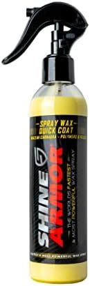 Shine Armor Car Wax Hydrophobic Spray - Spray Wax for Car with Carnauba ...