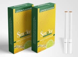 Smoky Herbals Lemon Flavour 100% Tobacco & Nicotine Free Cigarette ...