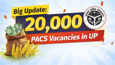 Big Update: 20,000 PACS Vacancies in UP, Check Full Details