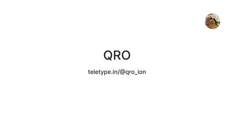 QRO — Teletype