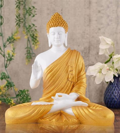 Buy VRUSHAM CREATIONS - Gautam Buddha Statue for Home Decor with 1.5 ...