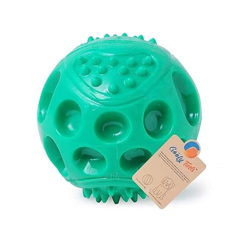 Buy Goofy Tails Dog Ball Toy, Hard Squeaky Rubber Ball Toys for Dogs ...