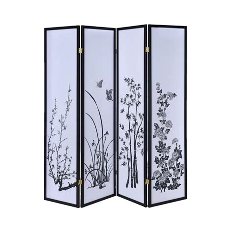 Wooden Partition: 71'' H Solid Wood Folding Wooden Partition – Studio GKW