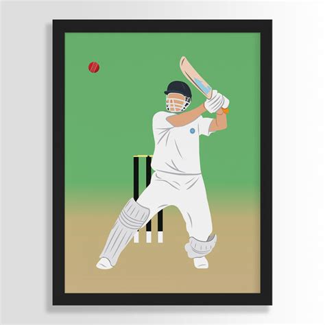 'M. S. Dhoni' Personalized Wall Art (Framed Set of 3) – My Kids Wall