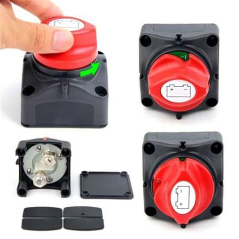 Cut Off Battery Selector Car Battery Rotary Disconnect Switch 12V-60V ...