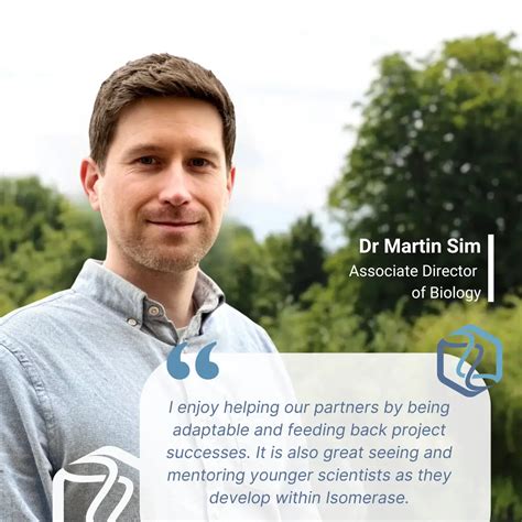 Martin Sim Appointed Associate Director of Biology - Isomerase