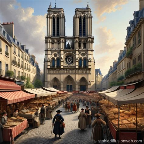 Renaissance-era Paris Ancient Architecture | Stable Diffusion Online