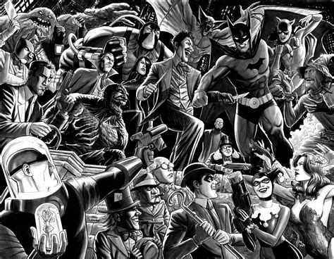 [Artwork] Batman & His Rogues Gallery by Craig Cermak : r/DCcomics