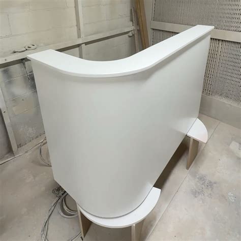 Curved Reception Desk, Bespoke Reception Desk