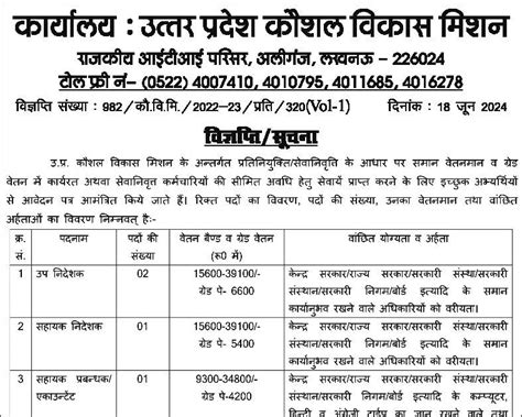 UPSDM Recruitment 2024 for Dy Director, Assistant Director and ...