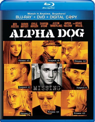 Alpha Dog [Blu-ray] : Hirsch, Emile, Timberlake, Justin, Yelchin, Anton ...