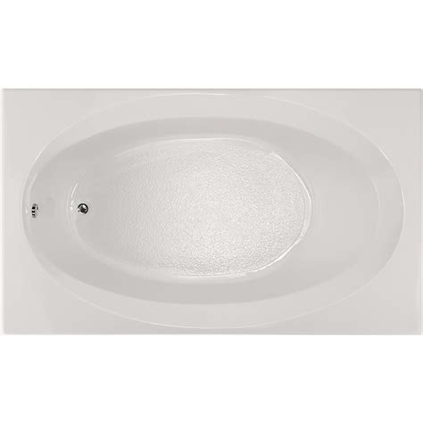 Hydro Systems 42-in x 72-in White Acrylic Rectangle Drop-in and ...