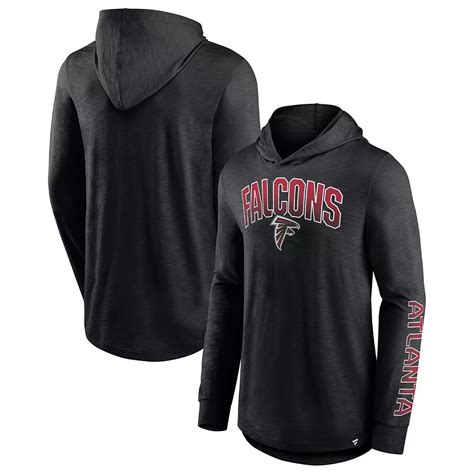 Men's Fanatics Branded Black Atlanta Falcons Front Runner Pullover Hoodie
