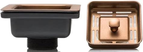 Stainless Steel Waste Coupling - Kitchen Sink - Wash Basin Rose Gold ...