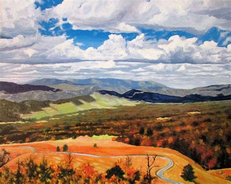 Art by keith Johnson: Germany Valley West Virginia Landscape Painting