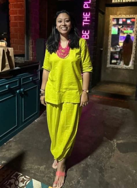 Lime Green Dhoti co-ord set – DIPANNIKI
