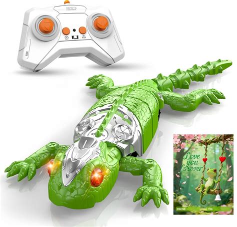 Amazon.com: DOLGZIS Upgrade Wall Crawler Gecko, Rechargeable Remote ...