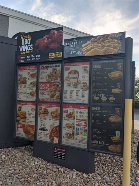 Menu at Long John Silver's | KFC (H665011) fast food, Lexington