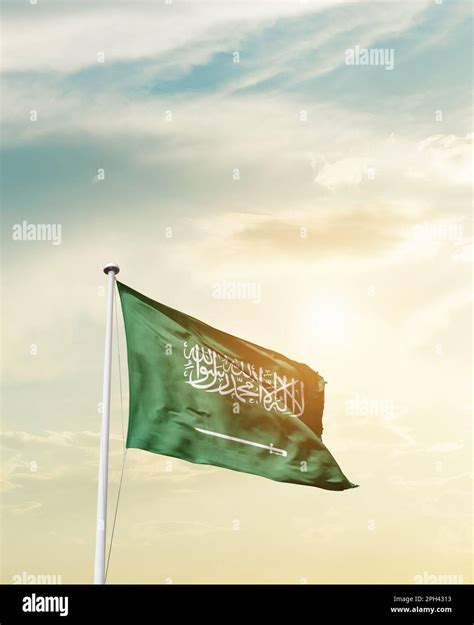 Saudi arabia flag day hi-res stock photography and images - Alamy