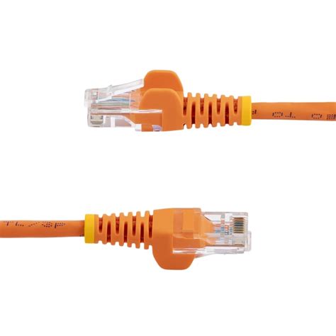 45PAT5MOR StarTech.com | StarTech.com, 5m Cat5e, Orange RJ45 to Male ...
