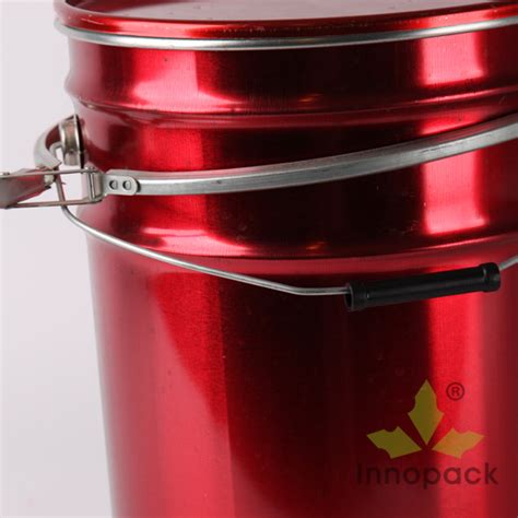 China 25L de la hojalata Metal balde de pintura decorativa – Comprar ...