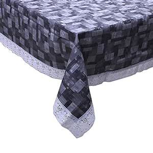 Buy Kuber Industries 3D Checkered Design PVC 6 Seater Dining Table ...