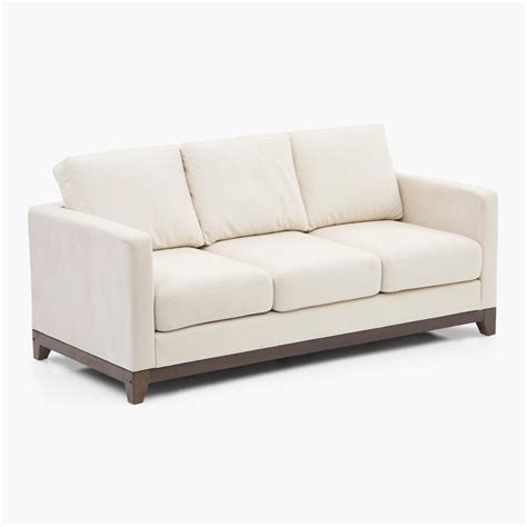 Buy Adalyn Miami Fabric 3-Seater Sofa - Beige from Home Centre at just ...