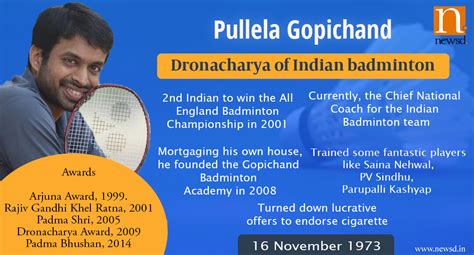 Pullela Gopichand: A player, a coach, everything Indian Badminton ever ...