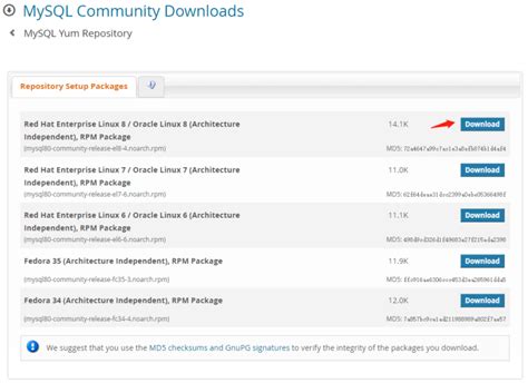 Yum Install MySQL 的图像结果